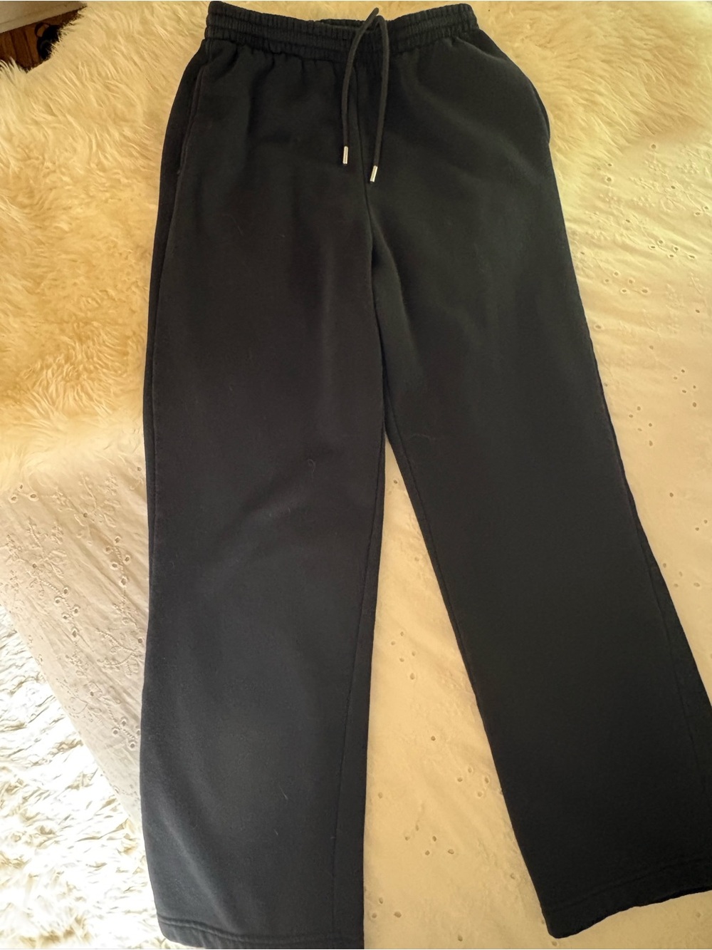 H&M womens black Sweatpants